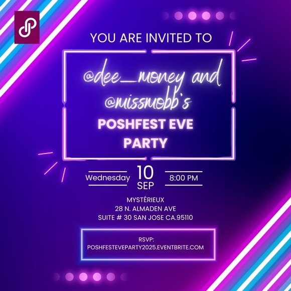 Other - GOING TO POSHFEST?! JOIN US FOR AN EPIC POSHFEST EVE PARTY!